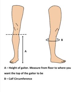 how to measure hiking boot gaiters ape equipment gear